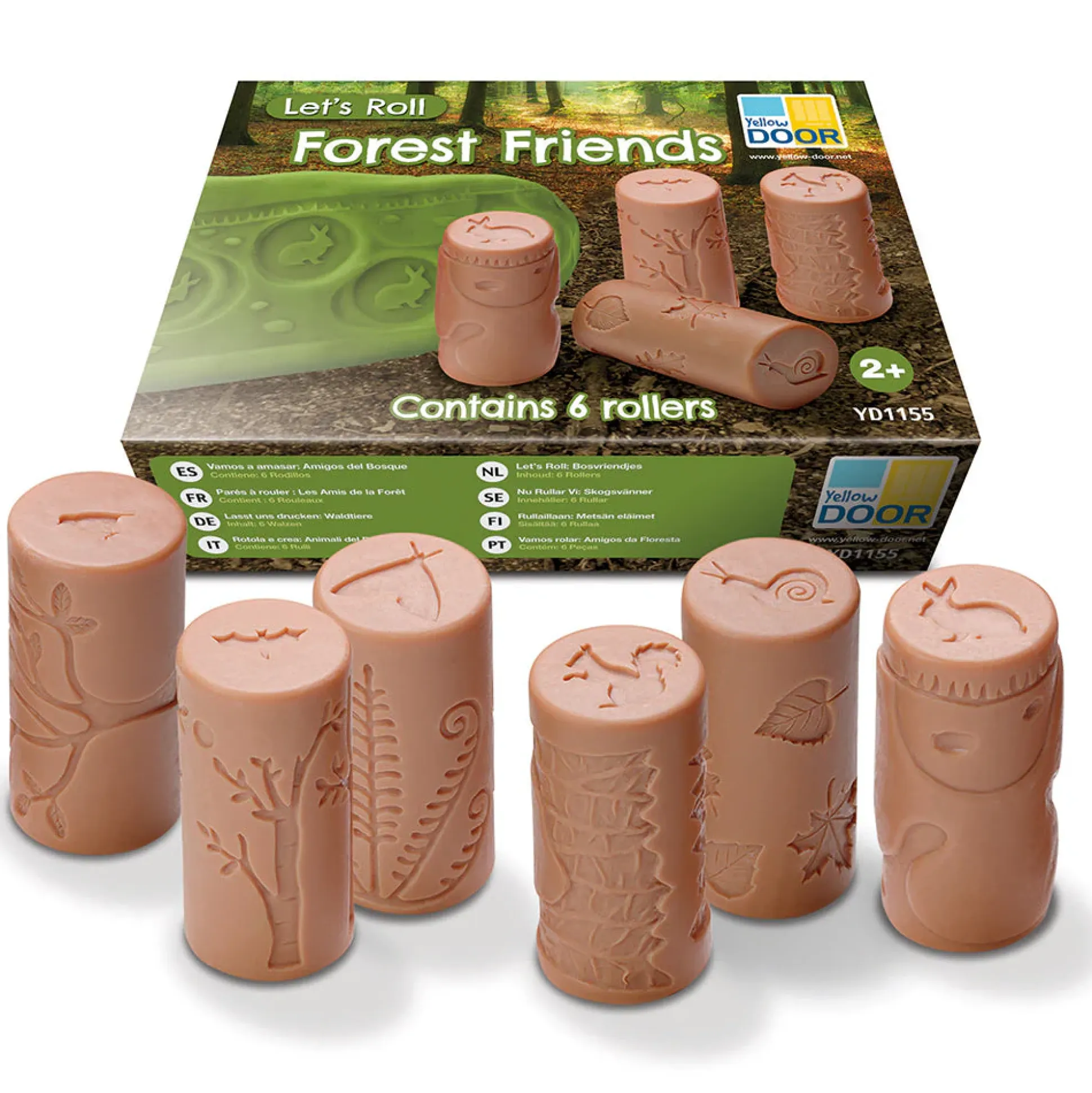 Yellow Door® Let's Roll Forest Friends Dough Roller Set