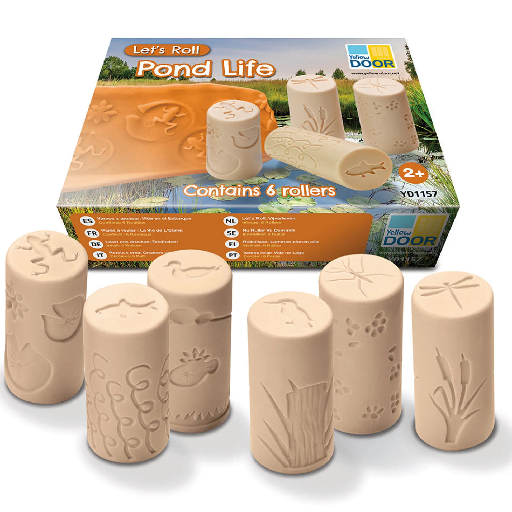 Yellow Door® Let's Roll Pond Life Dough Roller Set