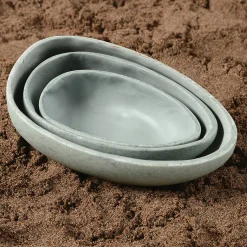 Yellow Door® Rustic Stone Scoops Trio