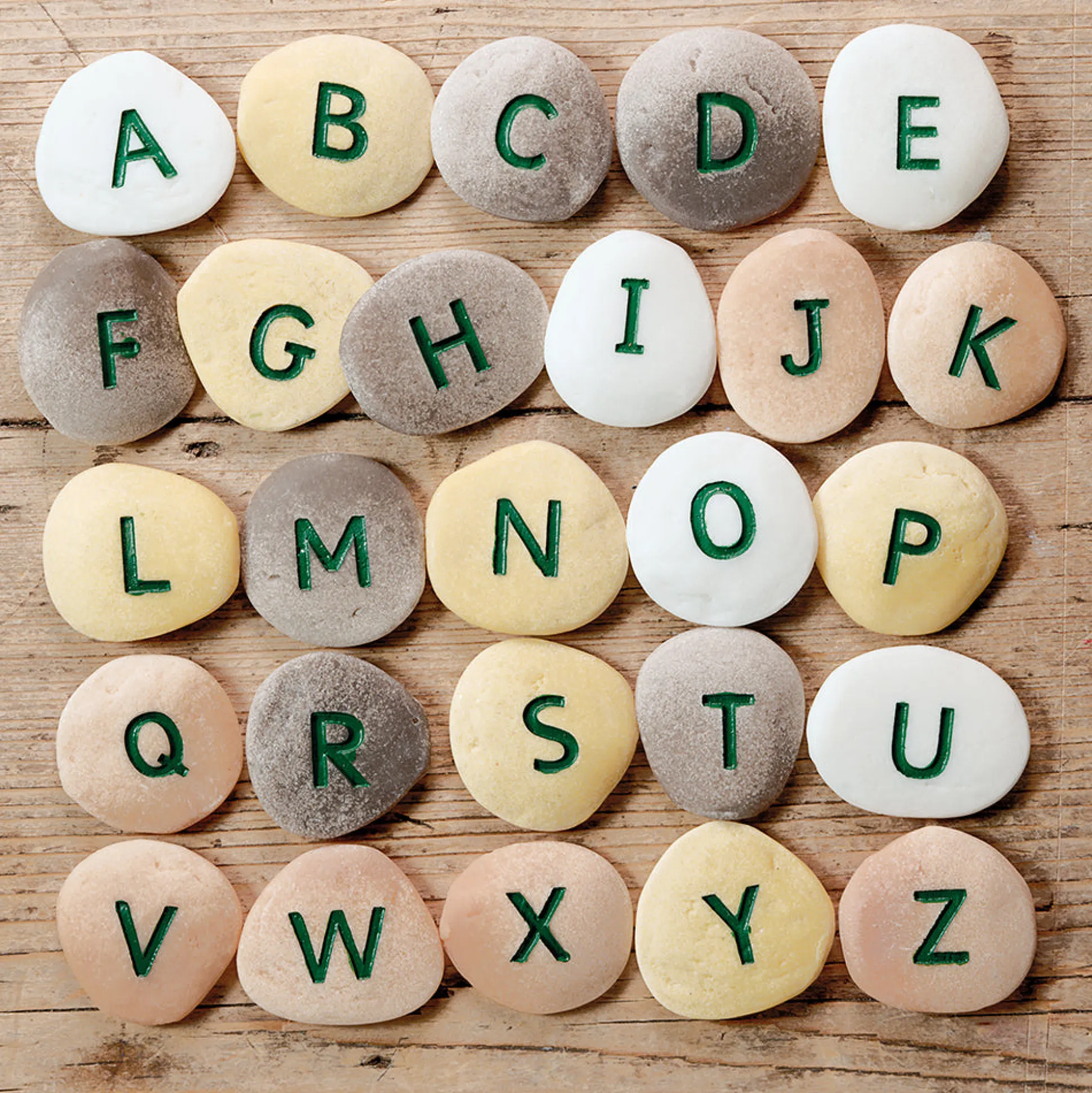 Yellow Door® Tactile Alphabet & Number Pebbles