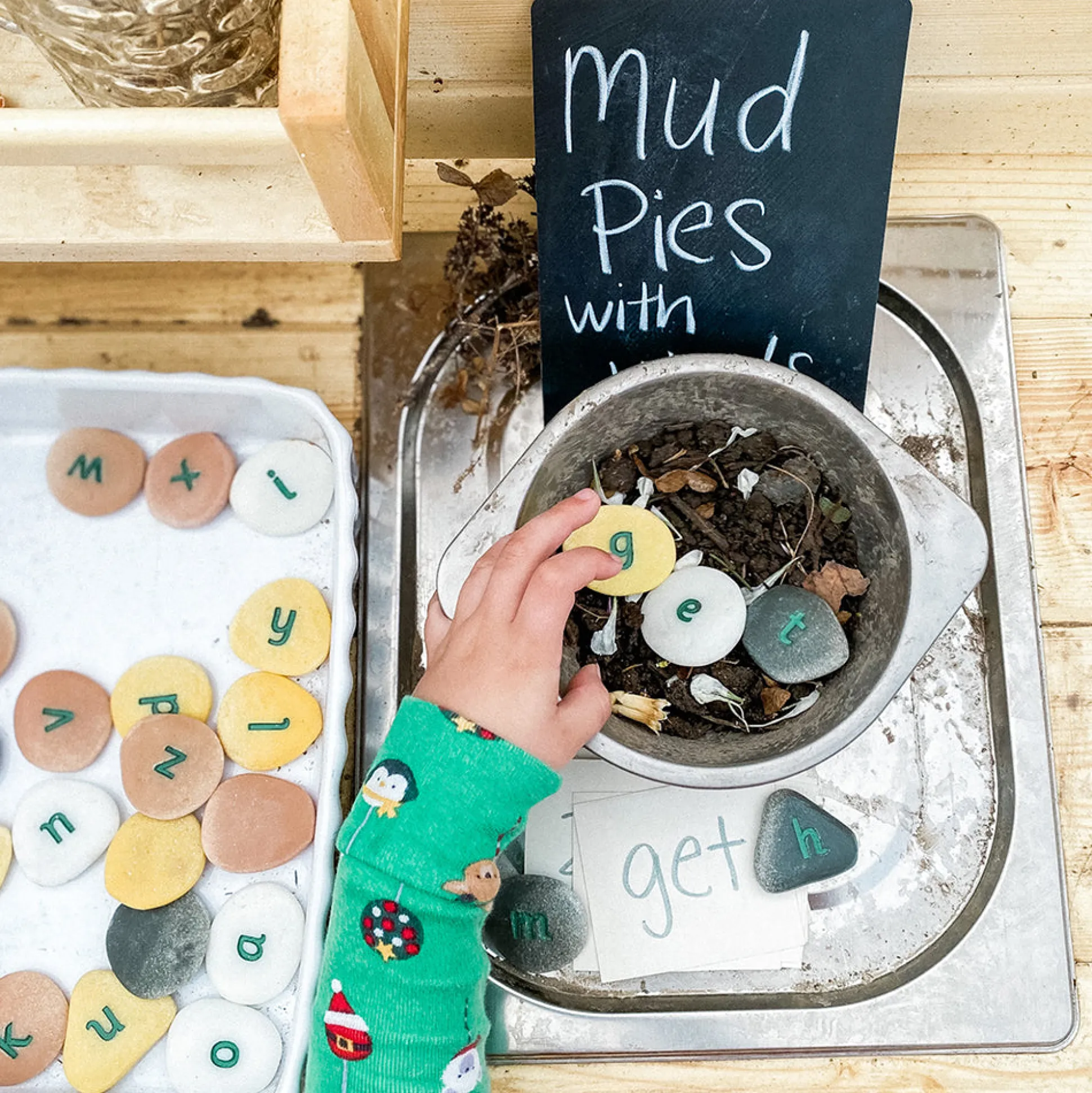 Yellow Door® Tactile Alphabet & Number Pebbles