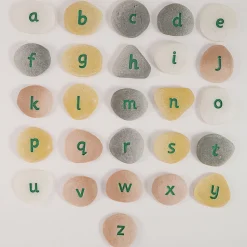 Yellow Door® Tactile Lowercase Alphabet Pebbles