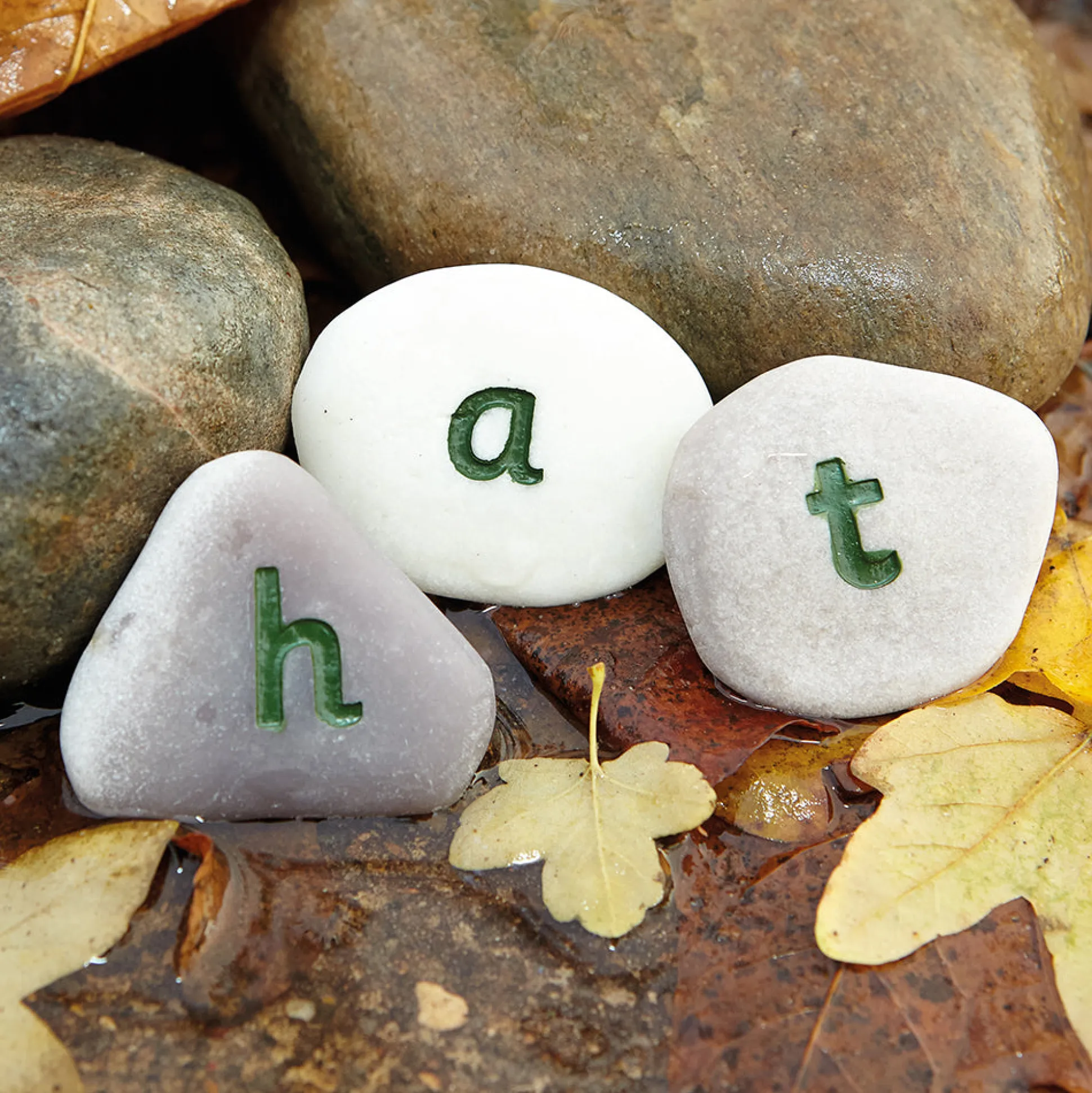 Yellow Door® Tactile Lowercase Alphabet Pebbles