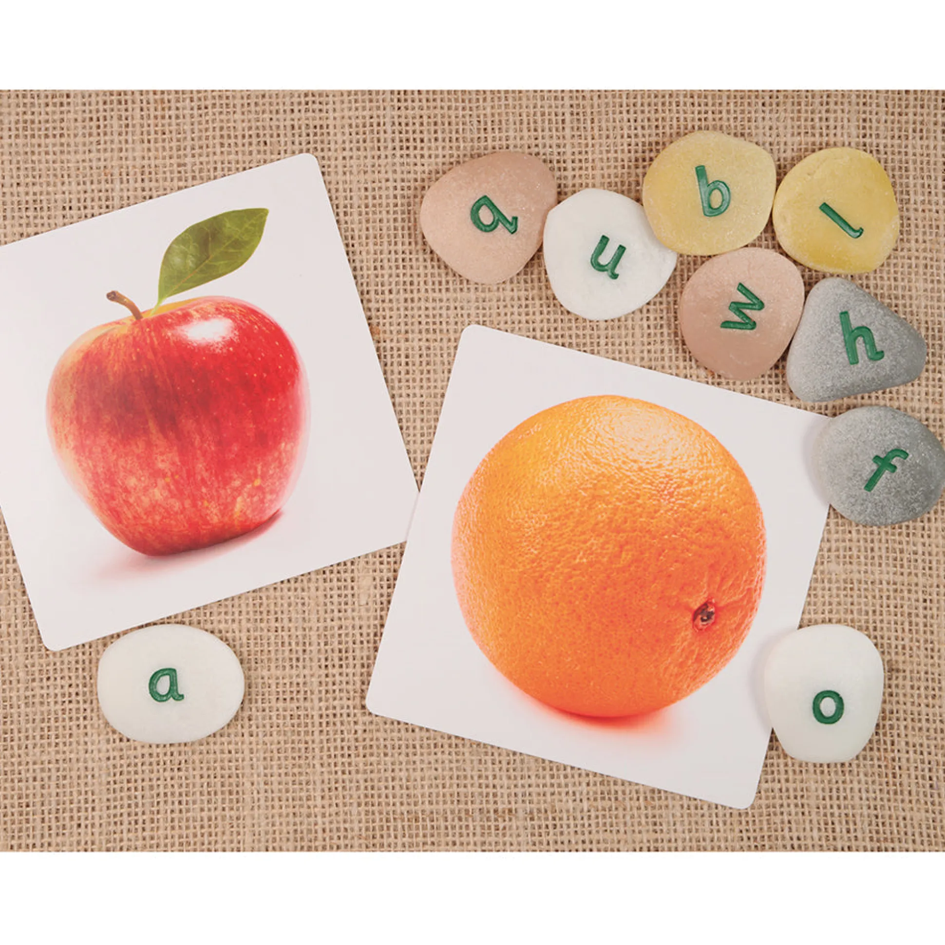 Yellow Door® Tactile Lowercase Alphabet Pebbles