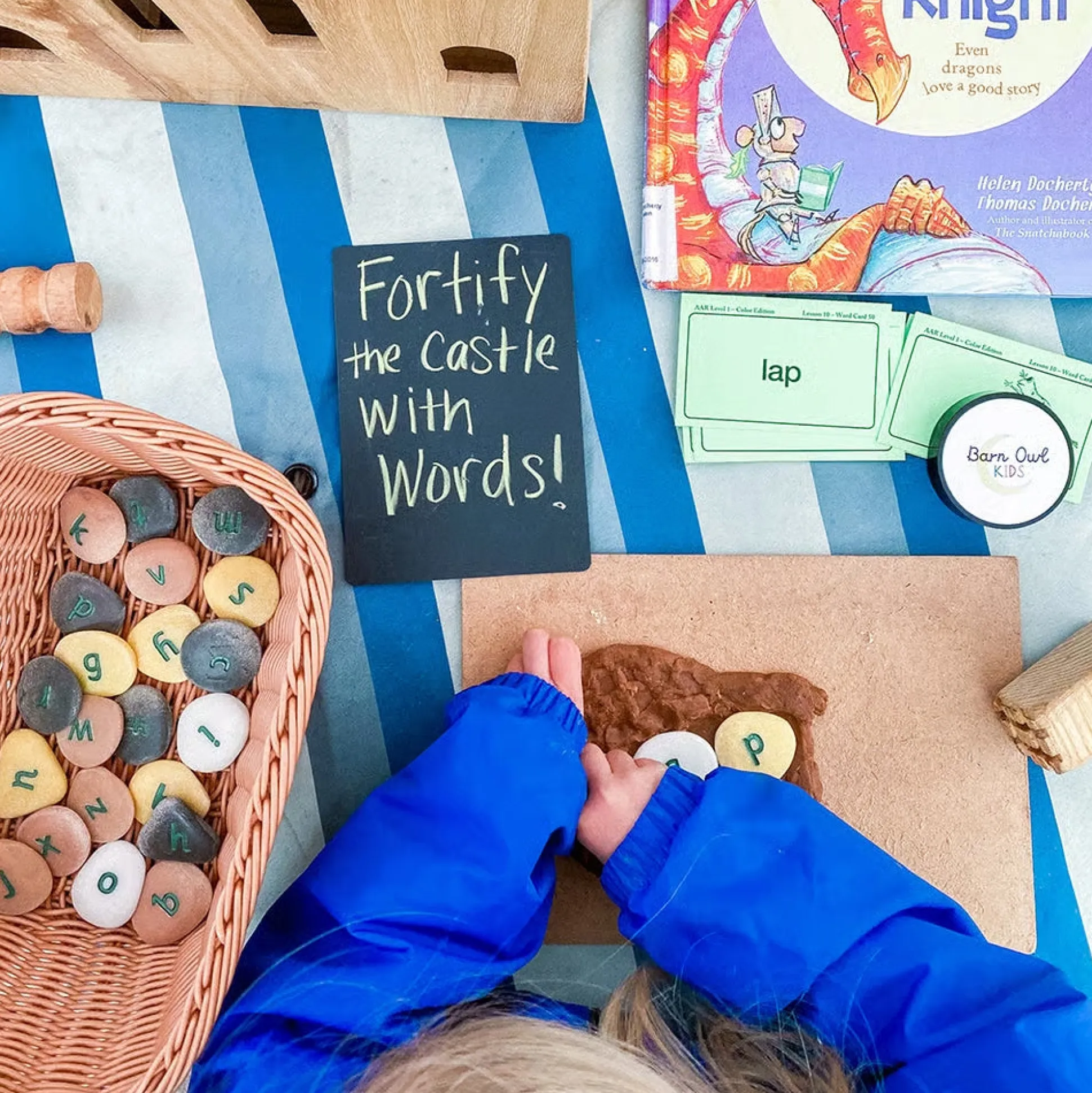 Yellow Door® Tactile Lowercase Alphabet Pebbles