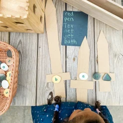 Yellow Door® Tactile Lowercase Alphabet Pebbles