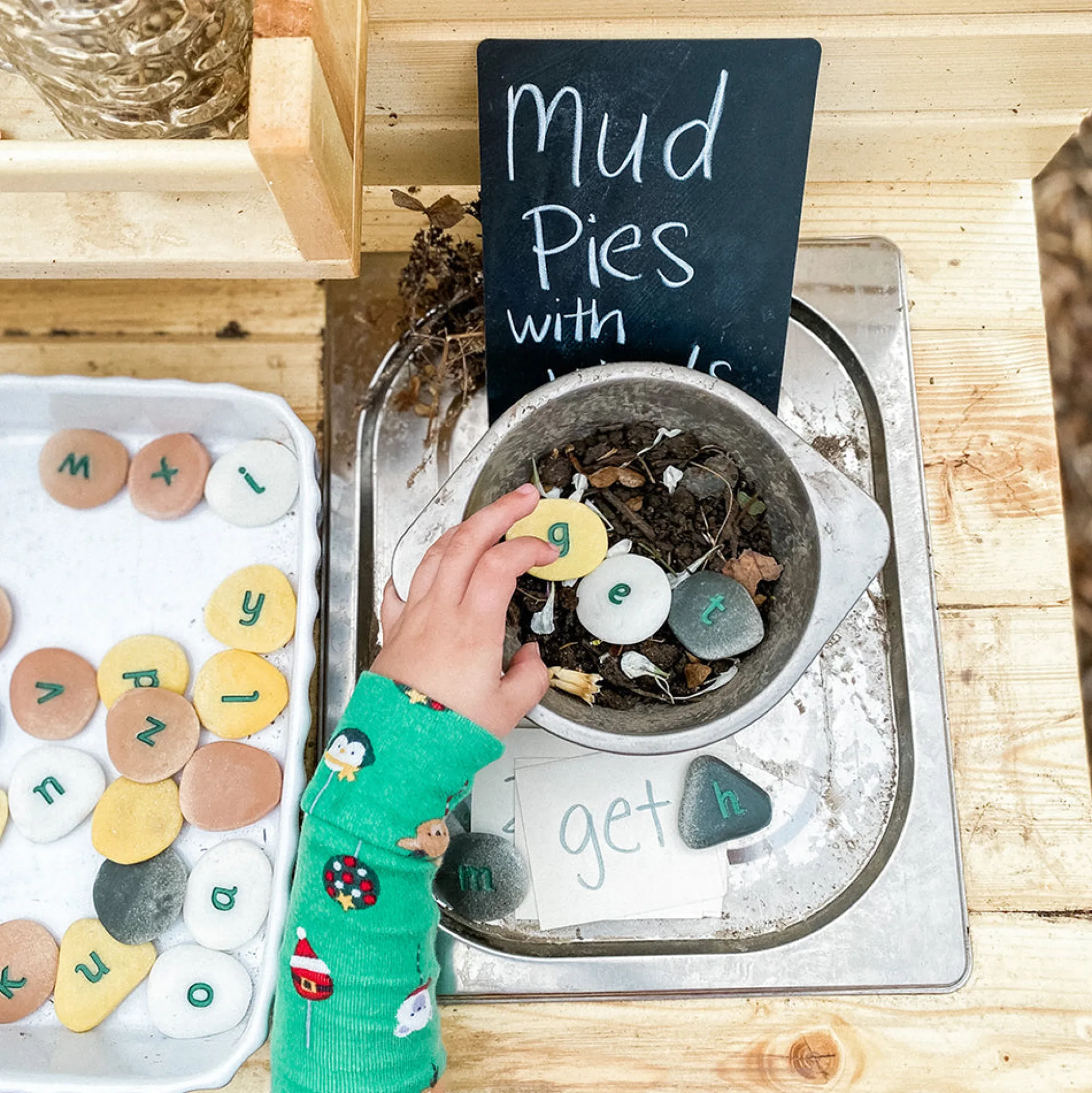 Yellow Door® Tactile Lowercase Alphabet Pebbles