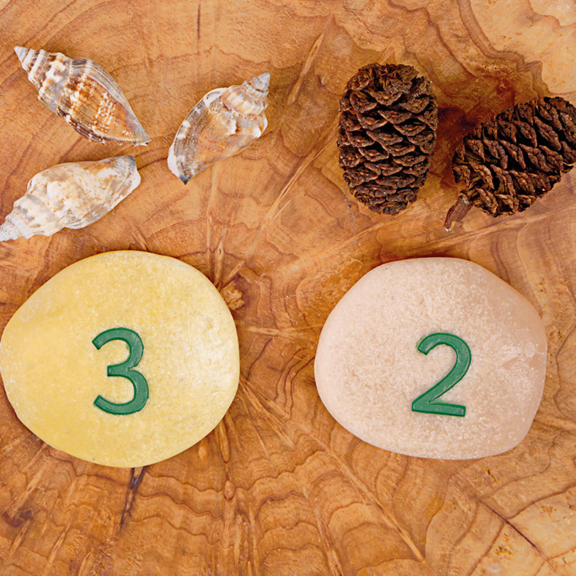 Yellow Door® Tactile Number Pebbles