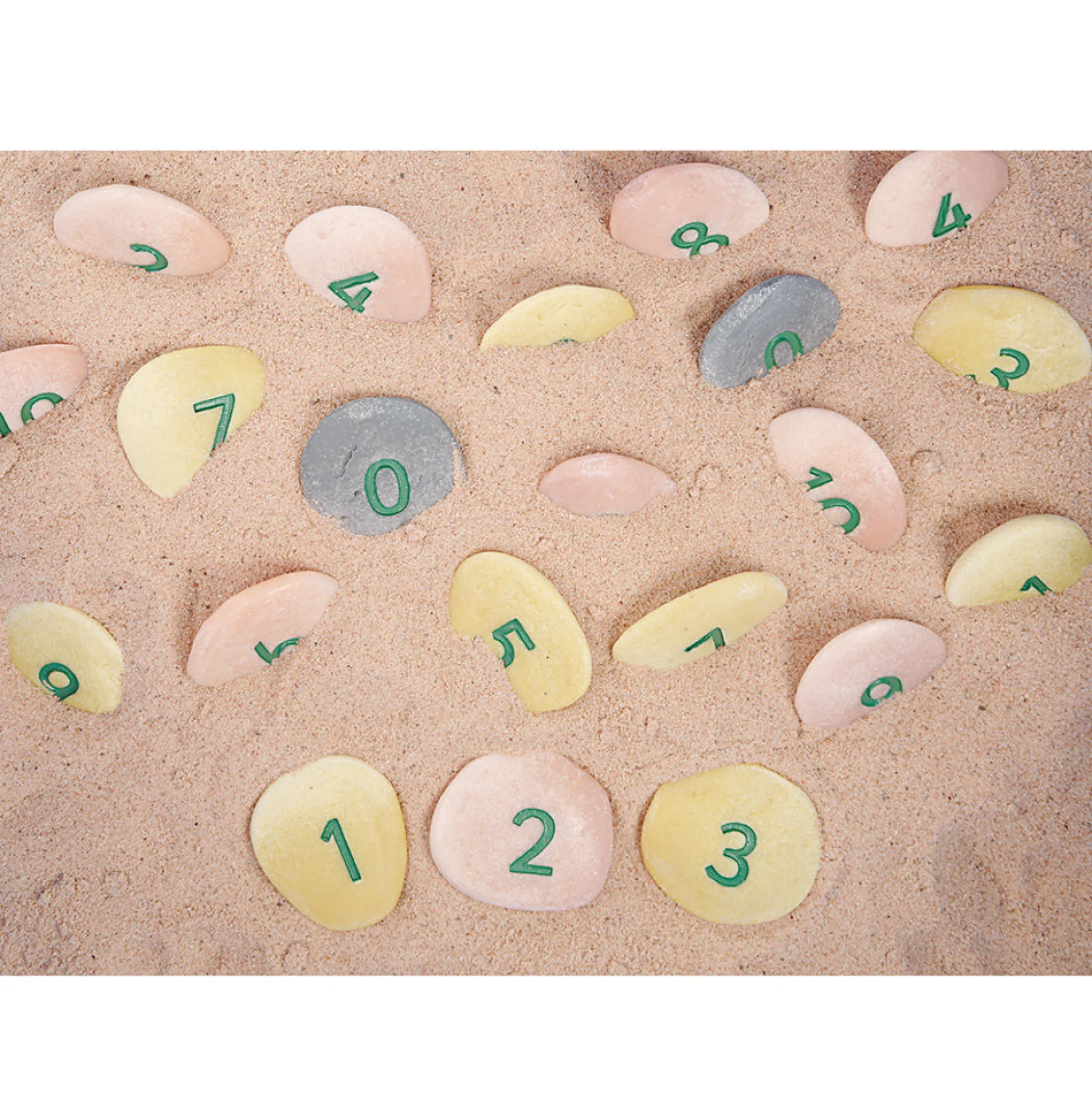 Yellow Door® Tactile Number Pebbles