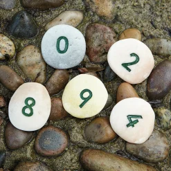 Yellow Door® Tactile Number Pebbles