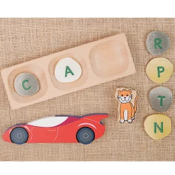 Yellow Door® Tactile Uppercase Alphabet Pebbles