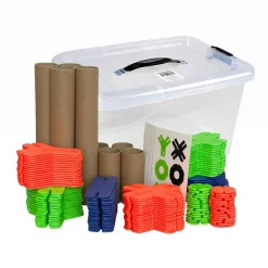 YOX® Megabuilder Classroom Kit with Storage Bin | 152-Piece STEM Construction & Creative Building Set with Idea Cards