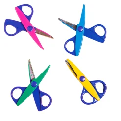 Zanny Pattern Craft Scissors - Set of 4