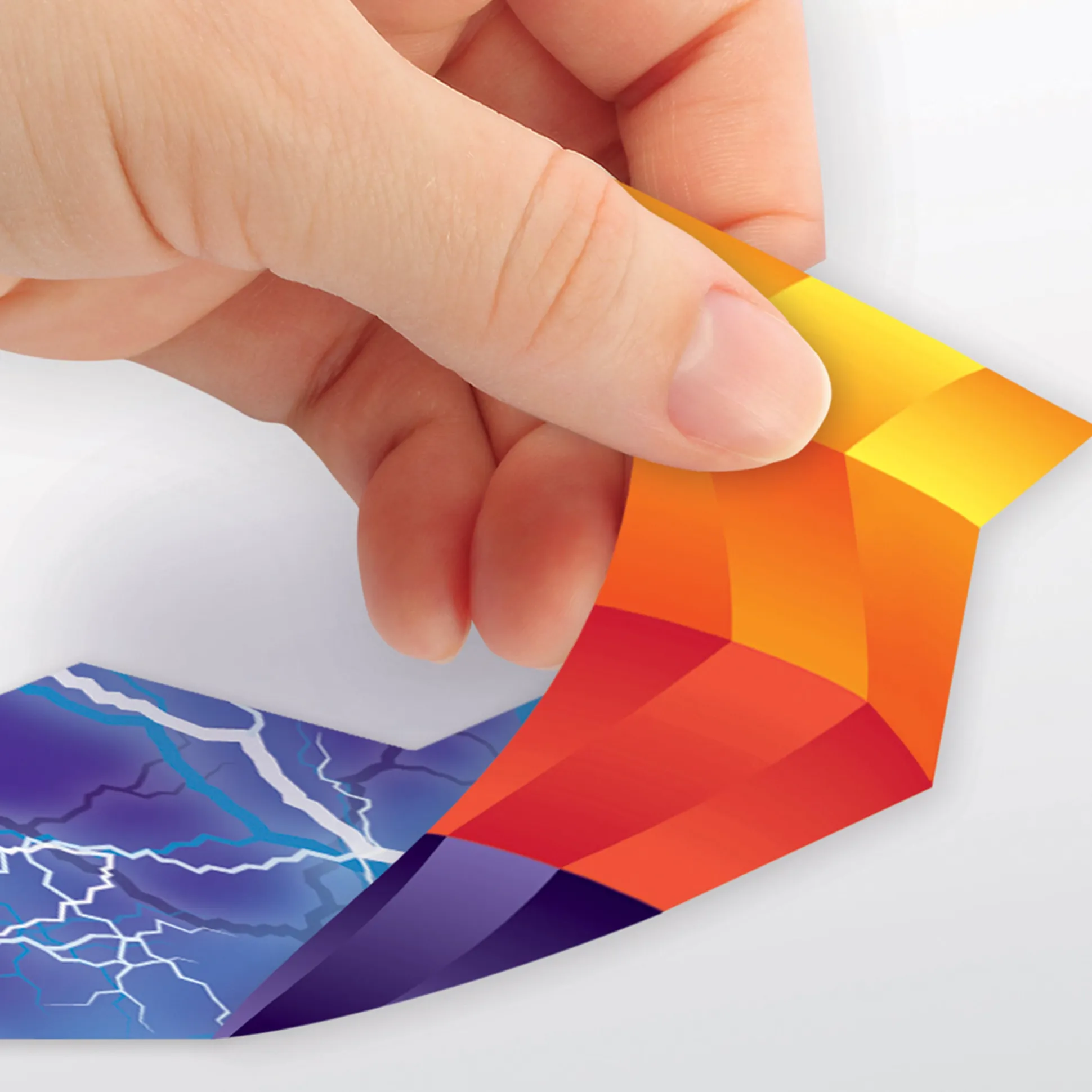 Zigzags and Lightning Bolts Double Sided Magnetic Borders