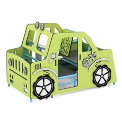 Zoomster Vehicle-Themed Toddler Playground Structure | Interactive Pretend Play Unit